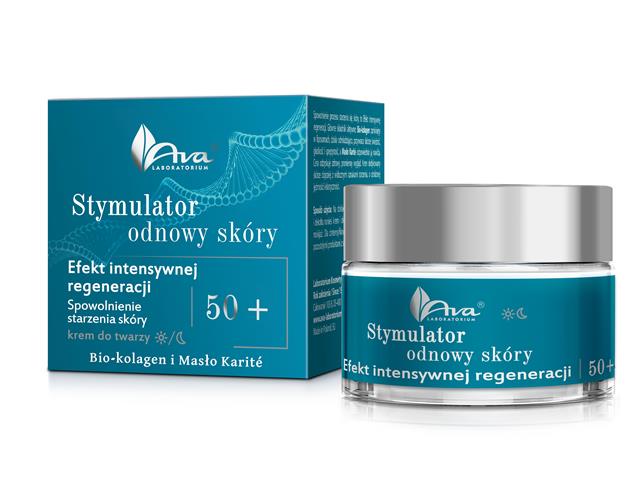 AVA LABORATORIUM STYMULATOR ODNOWY SKÓRY Efekt intensywnej regeneracji Krem do twarzy 50+ interakcje ulotka krem  50 ml