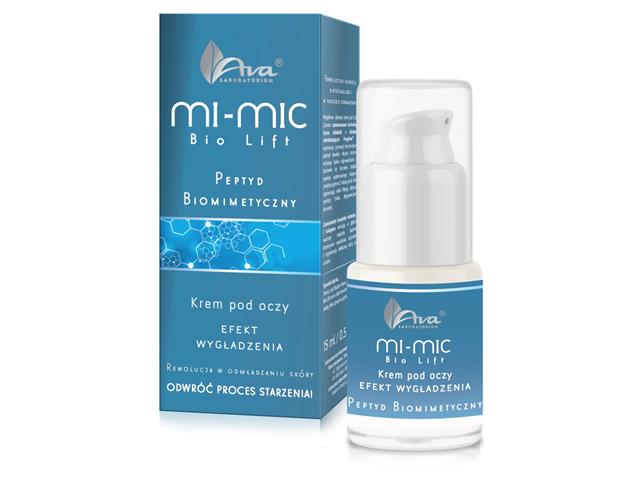 Ava Mi-Mic Bio Lift Peptyd Biomimetyczny Efekt Wygładzenia Krem pod oczy interakcje ulotka krem - 15 ml