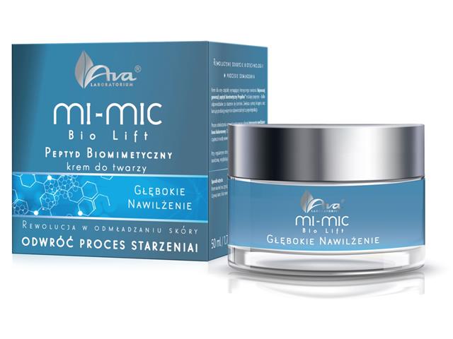 Ava Mi-Mic Bio Lift Peptyd Biomimetyczny Głębokie Nawilżenie Krem do twarzy interakcje ulotka krem  50 ml