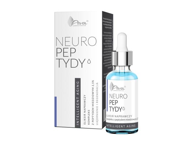 Ava Neuropeptydy Eliksir naprawczy ujędrnianie i regeneracja kompleks z peptydem miedziowym 2,5% interakcje ulotka serum - 30 ml