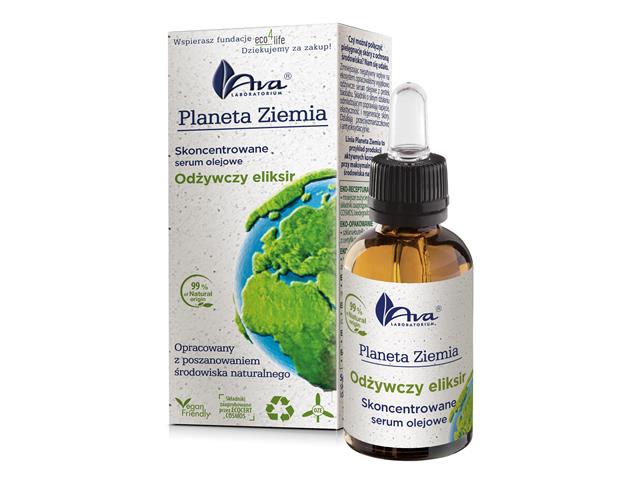 AVA Planeta Ziemia Odżywczy eliksir Skoncentrowane serum olejowe interakcje ulotka serum - 30 ml
