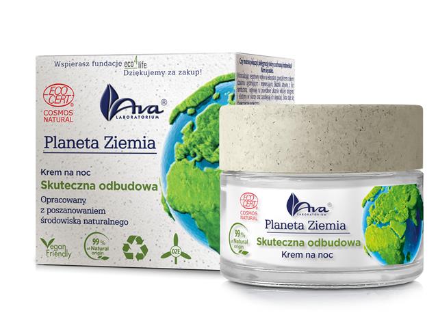 AVA Planeta Ziemia Skuteczna Odbudowa Krem na noc interakcje ulotka krem - 50 ml