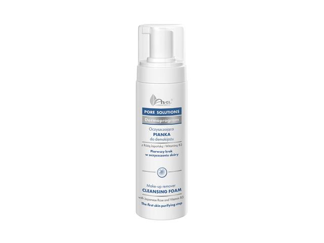 Ava Pore Solutions Dermoprogram Pianka do demakijażu oczyszczająca interakcje ulotka pianka - 150 ml
