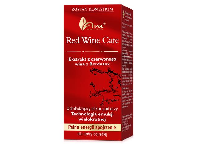 Ava Red Wine Care Krem pod oczy interakcje ulotka   15 ml