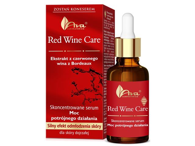 Ava Red Wine Care Moc Potrójnego Działania interakcje ulotka serum  30 ml