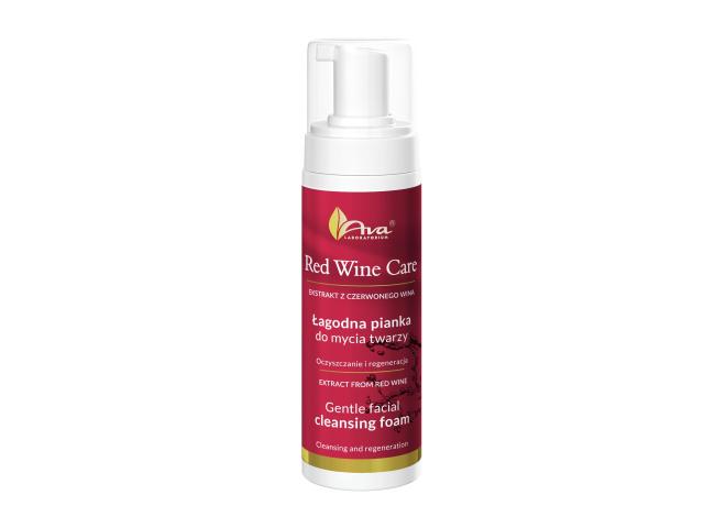 Ava Red Wine Care Pianka do mycia twarzy łagodna interakcje ulotka pianka - 150 ml