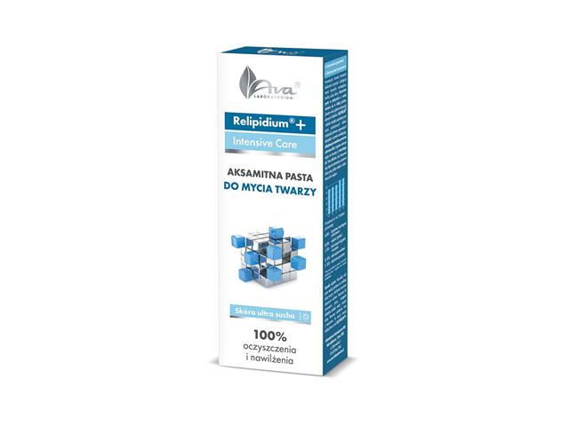 Ava Relipidium + Intensive Care Pasta do mycia twarzy aksamitna interakcje ulotka pasta na skórę - 50 ml
