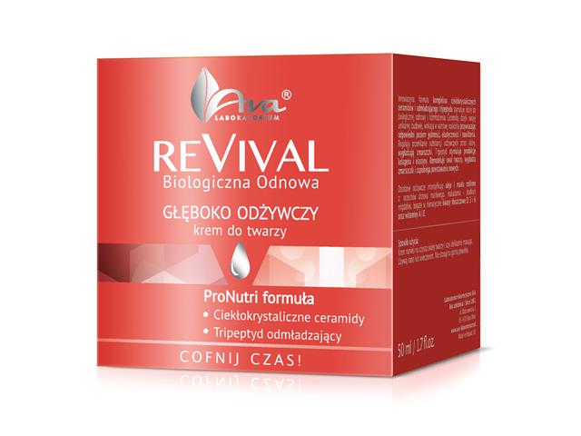 Ava Revival Biologiczna Odnowa Krem do twarzy głęboko odżywczy interakcje ulotka krem  50 ml