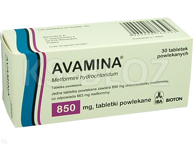 Avamina interakcje ulotka tabletki powlekane 850 mg 