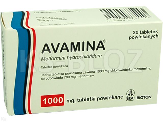 Avamina interakcje ulotka tabletki powlekane 1 g 30 tabl. | 3 blist.po 10 szt.