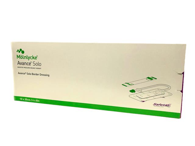 Avance Solo Border Dressing 10 x 20 cm interakcje ulotka opatrunek - 1 szt.