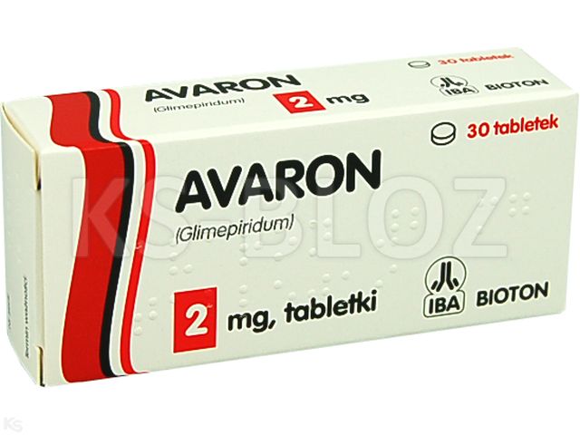 Avaron interakcje ulotka tabletki 2 mg 30 tabl. (3 blist. Alu po 10 tabl.)