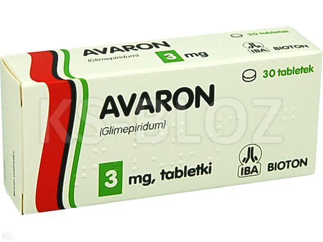 Avaron interakcje ulotka tabletki 3 mg 30 tabl. | 3 blist.po 10 szt.