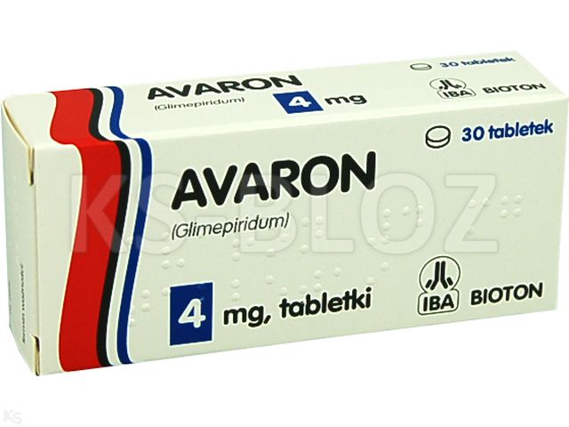 Avaron interakcje ulotka tabletki 4 mg 30 tabl. | 3 blist.po 10 szt.