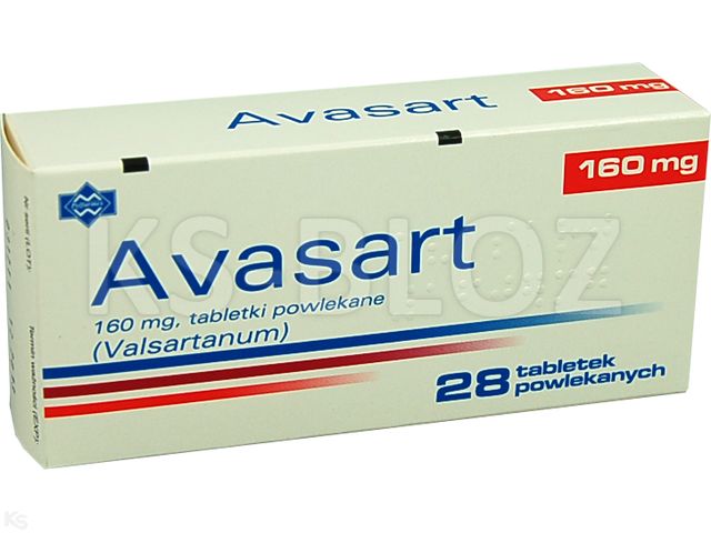 Avasart interakcje ulotka tabletki powlekane 160 mg 