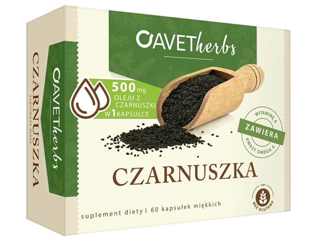 Avet Herbs Czarnuszka interakcje ulotka kapsułki miękkie  60 kaps.