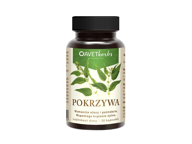 Avet Herbs Pokrzywa interakcje ulotka kapsułki - 30 kaps.