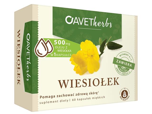 Avet Herbs Wiesiołek interakcje ulotka kapsułki miękkie  60 kaps.