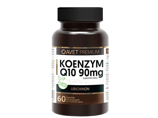 Avet Premium Koenzym Q10 90 mg interakcje ulotka kapsułki  60 kaps.