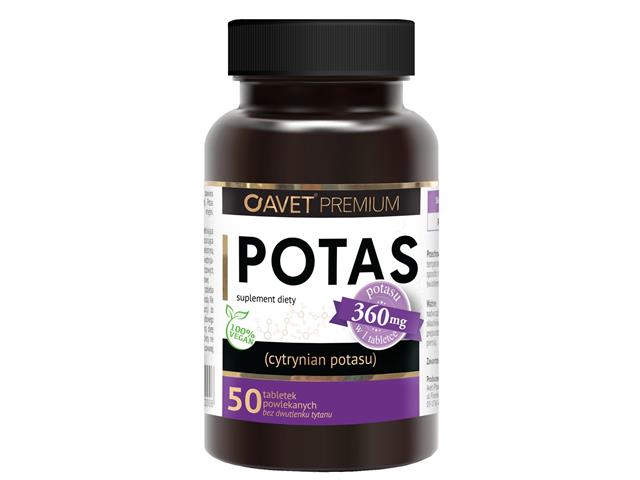 Avet Premium Potas interakcje ulotka tabletki - 50 tabl.
