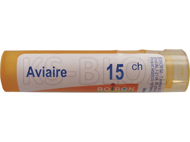 Aviaire 15 CH interakcje ulotka granulki  4 g