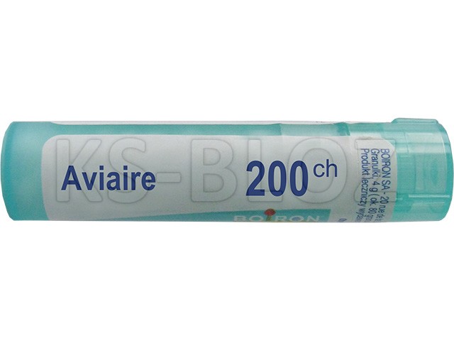 Aviaire 200 CH interakcje ulotka granulki  4 g