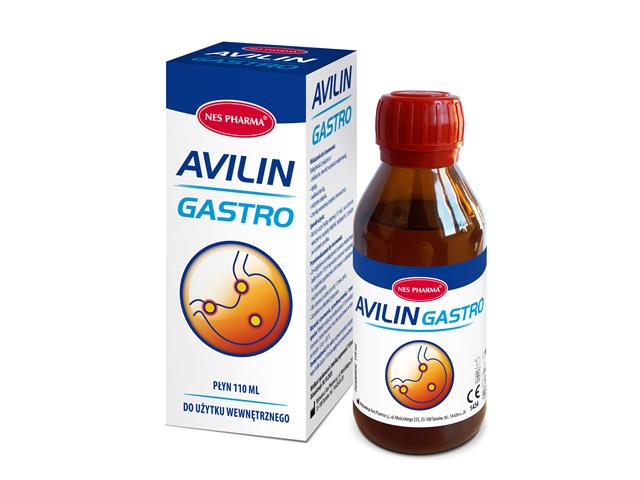 Avilin Gastro interakcje ulotka płyn  110 ml
