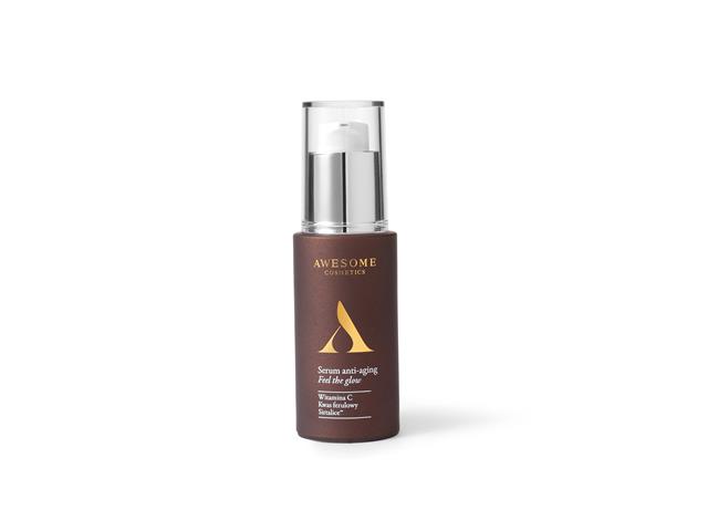 Awesome Cosmetics Feel The Glow Serum anti aging witamina C, kwas ferulowy, sirtalice interakcje ulotka serum  30 ml