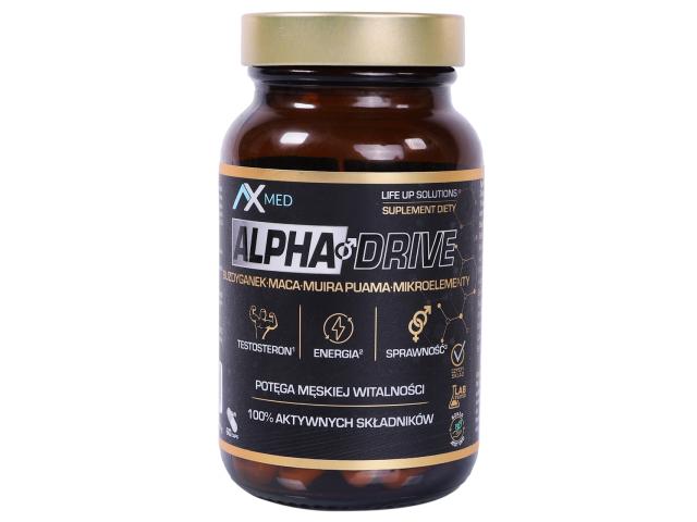 Ax Med Alpha Drive interakcje ulotka kapsułki - 60 kaps.
