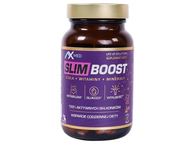 Ax Med Slim Boost interakcje ulotka kapsułki - 60 kaps.