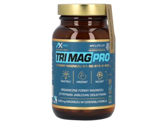 Ax Med Tri Mag Pro interakcje ulotka kapsułki  60 kaps.