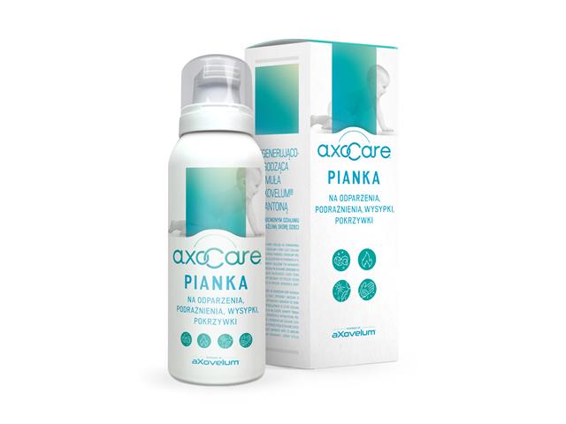 AxoCare Pianka na odparzenia, podrażnienia, wysypki, pokrzywki interakcje ulotka pianka  85 ml