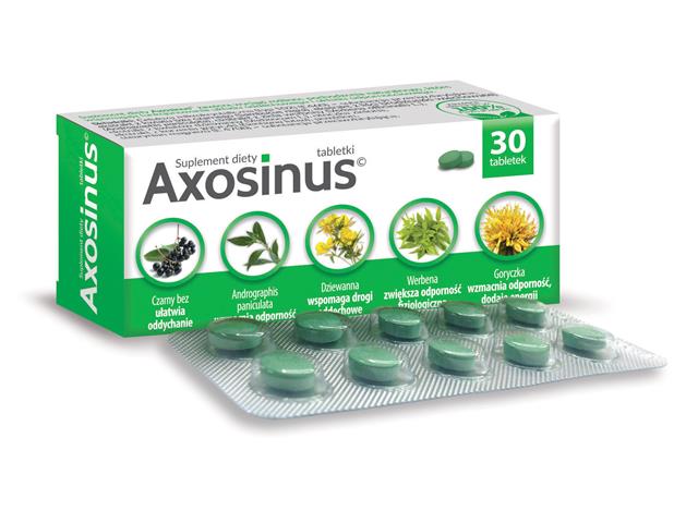Axosinus interakcje ulotka tabletki - 30 tabl.