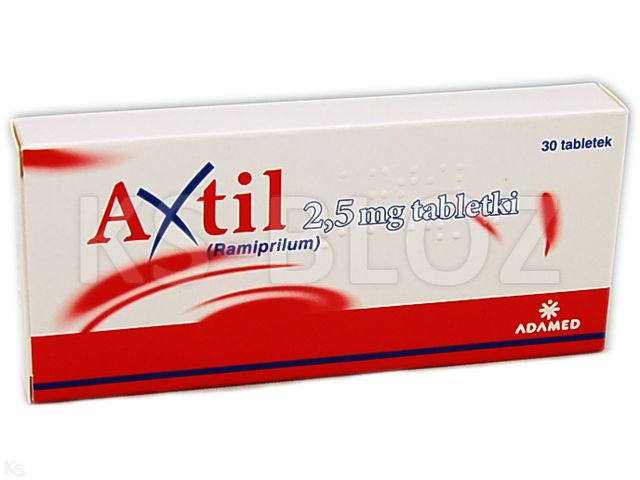 Axtil interakcje ulotka tabletki 2,5 mg 30 tabl. | 3 blist.po 10 szt.