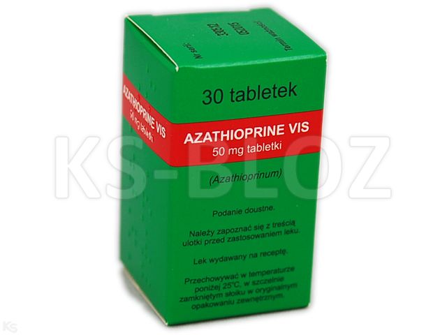 Azathioprine Vis interakcje ulotka tabletki 50 mg 