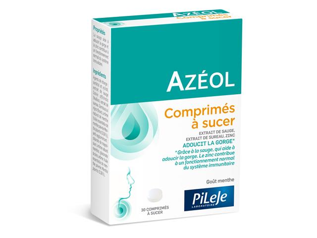 Azeol interakcje ulotka tabletki do ssania - 30 tabl.