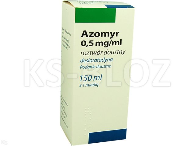 Azomyr interakcje ulotka roztwór doustny 500 mcg/ml 150 ml | butelka