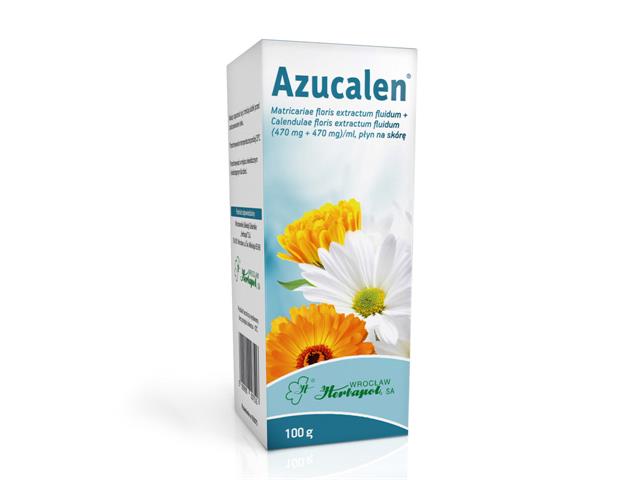 Azucalen interakcje ulotka płyn do stosowania na skórę (470mg+470mg)/ml 100 g