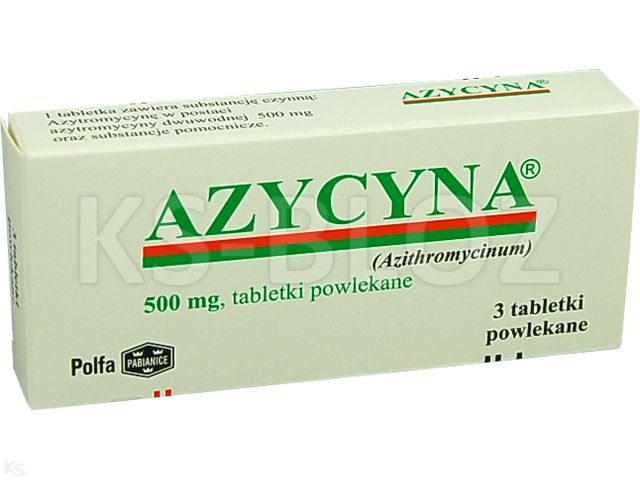 Azycyna interakcje ulotka tabletki powlekane 500 mg 