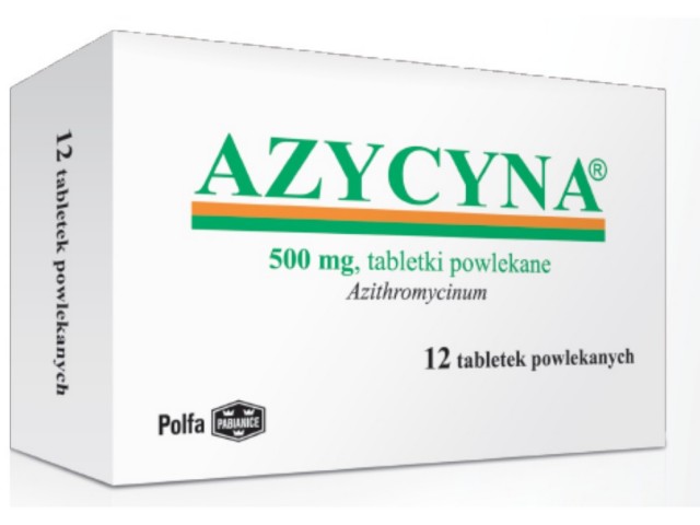 Azycyna interakcje ulotka tabletki powlekane 500 mg 12 tabl.