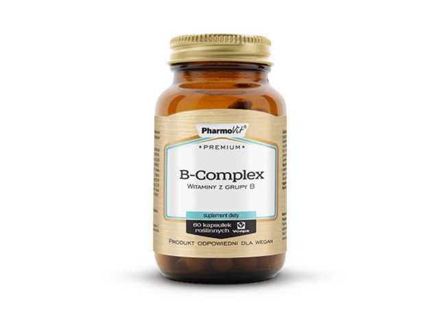 B-Complex Premium Pharmovit interakcje ulotka kapsułki  60 kaps.