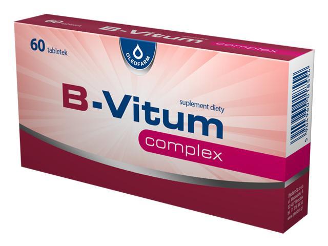 B-Vitum Complex interakcje ulotka tabletki  60 tabl.