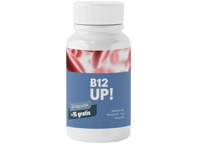 B12 UP! interakcje ulotka kapsułki - 45 kaps. (30+15 kapsułek)