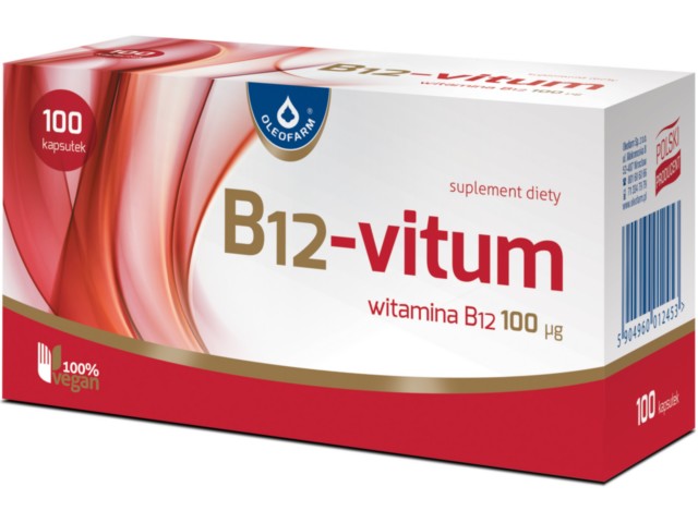 B12-Vitum interakcje ulotka kapsułki  100 kaps.