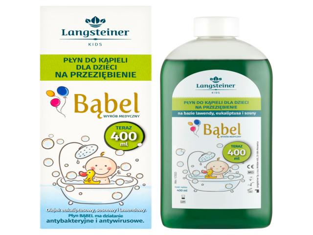 Bąbel Płyn do kąpieli na przeziębienie dla dzieci interakcje ulotka płyn  400 ml