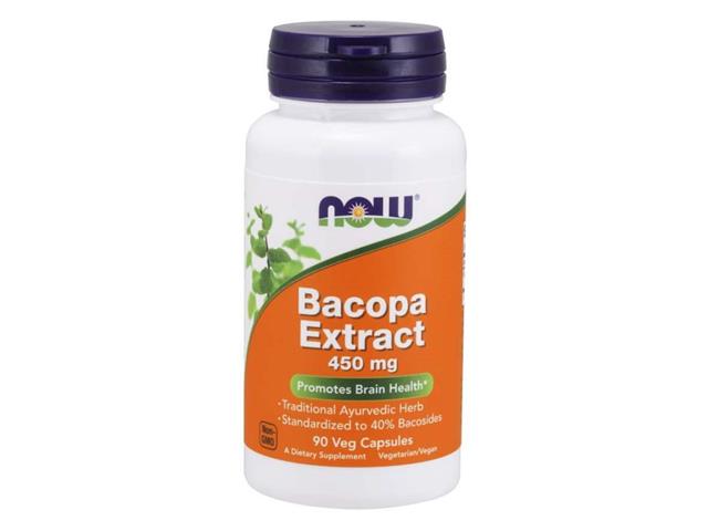 Bacopa Extract 450mg interakcje ulotka kapsułki wegetariańskie  90 kaps.