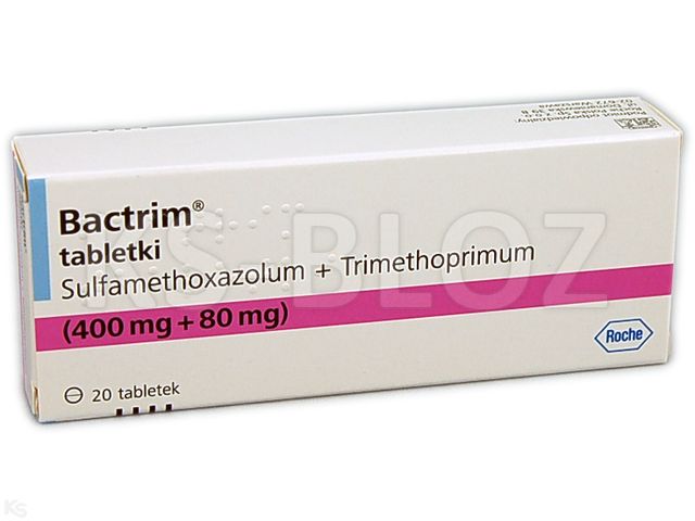 Bactrim interakcje ulotka tabletki 400mg+80mg 20 tabl.