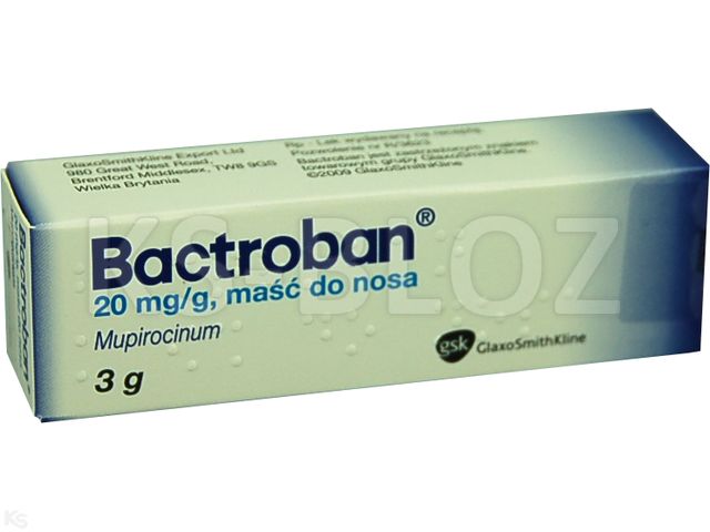 Bactroban interakcje ulotka maść do nosa 20 mg/g 3 g