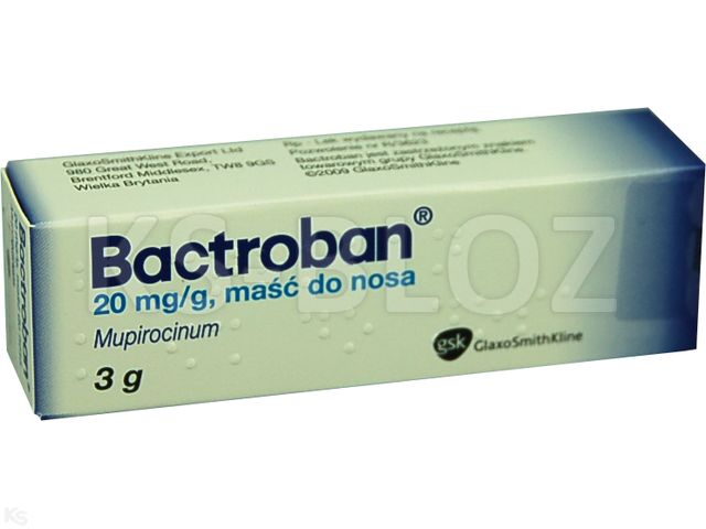 Bactroban interakcje ulotka maść do nosa 20 mg/g 3 g | tuba