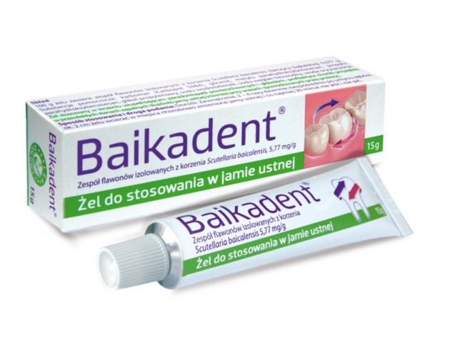 Baikadent interakcje ulotka żel do stosowania w jamie ustnej 5,77 mg/g 15 g | tuba